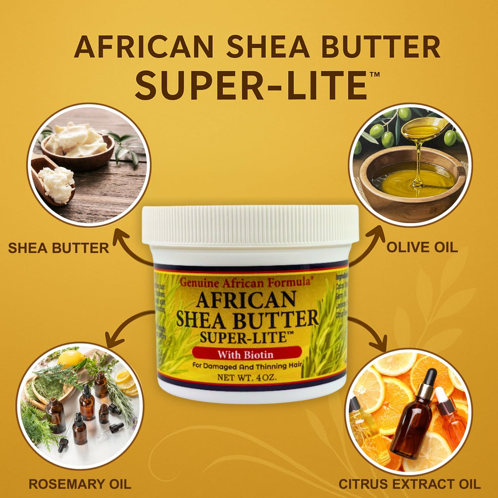 Genuine African Formula Protects edges and thinning areas with lightweight care