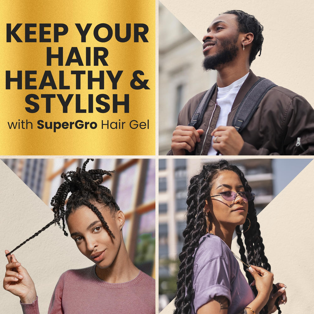 Infused with black castor oil for nourished styling sessions