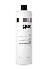 Genus Silver Shampoo bottle pour neutralizes brass and yellow tones on blonde or grey hair