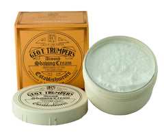 Geo F. Trumper Almond Shaving Cream Jar with rich almond lather for a smooth shave.