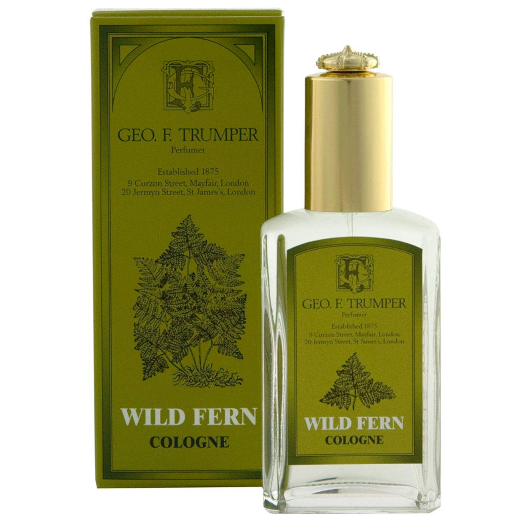 Geo F. Trumper Wild Fern Cologne in a 50ml Atomozer bottle for travel-friendly fragrance.