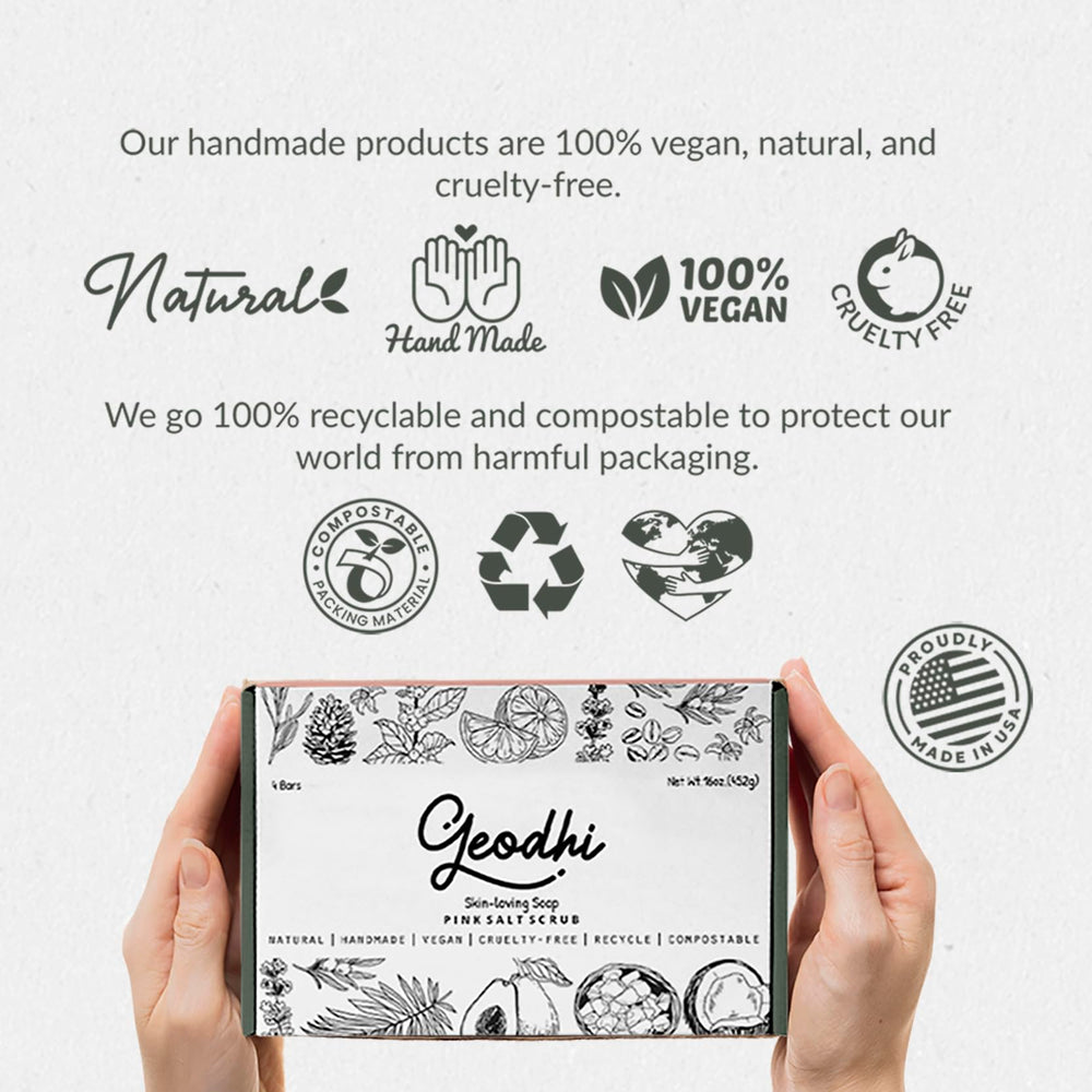 Geodhi Avocado-Rosemary Soap Bar travel-ready size for on-the-go cleansing.