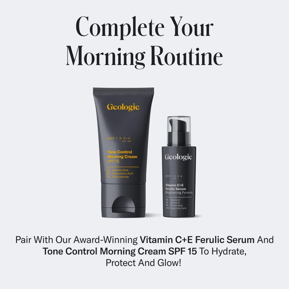 Geologie argan oil matte finish image demonstrating shine control