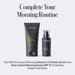 Geologie argan oil matte finish image demonstrating shine control