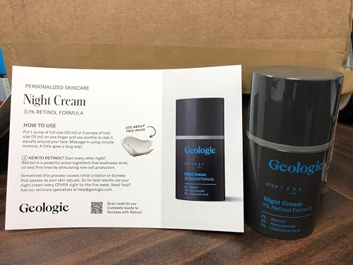 Geologie Retinol Night Cream soft lighting conveys premium quality.