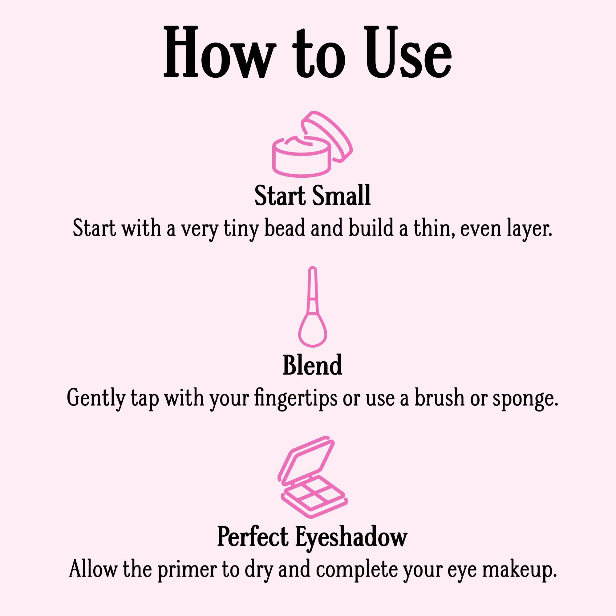 Clean Canvas provides an even base for flawless, color-true eyeshadow application.