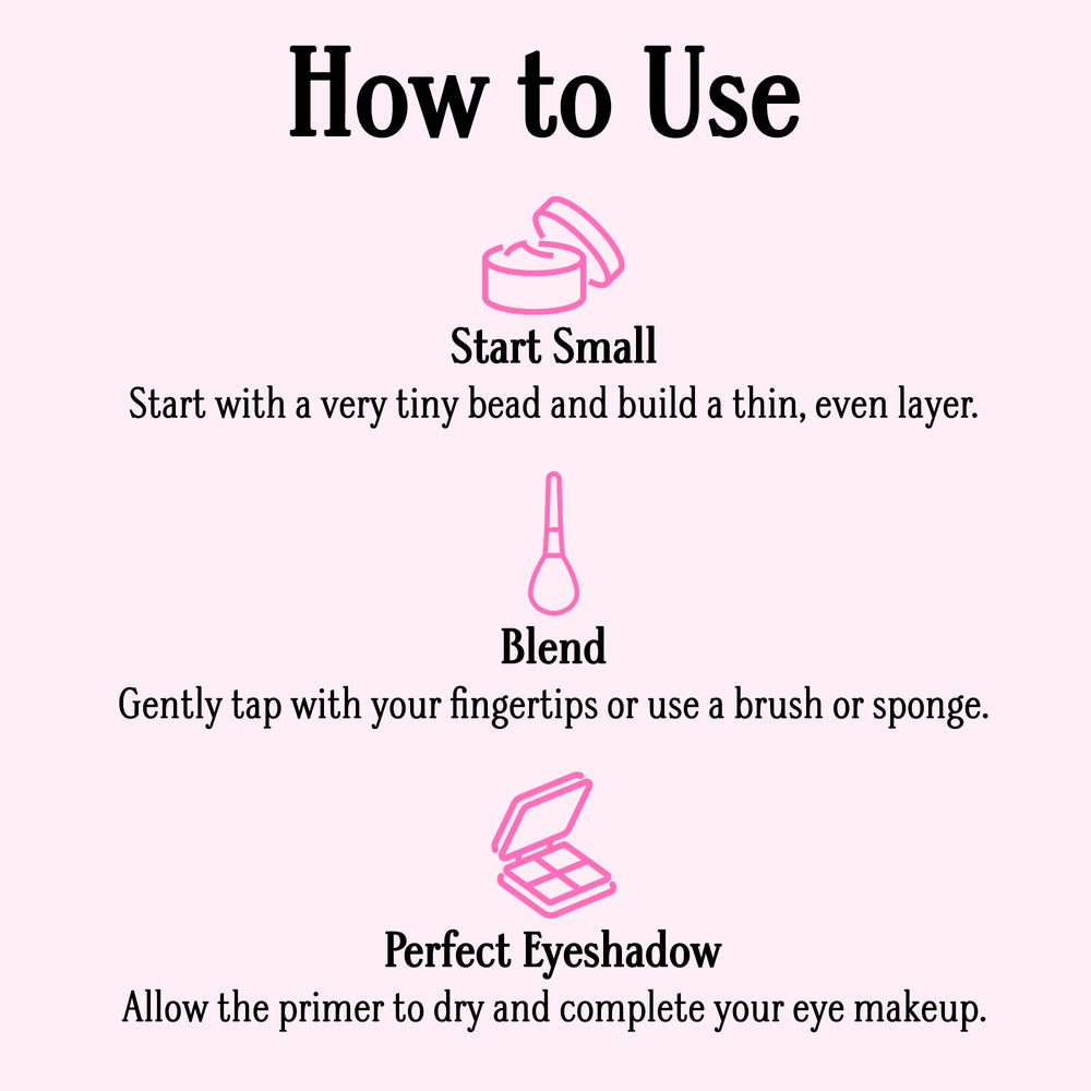 Clean Canvas provides an even base for flawless, color-true eyeshadow application.