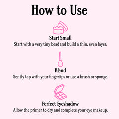 Clean Canvas provides an even base for flawless, color-true eyeshadow application.