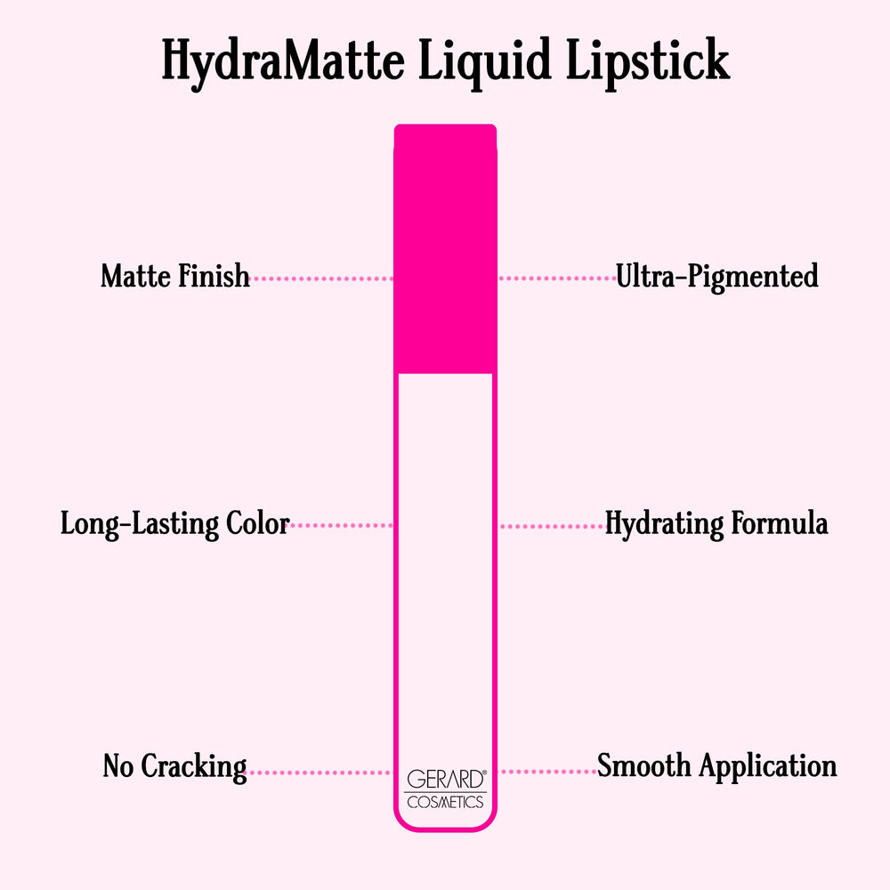 Gerard Cosmetics HydraMatte Everything Nice being applied for a soft matte finish