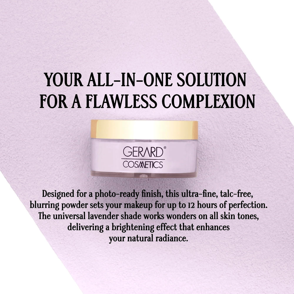 Gerard Cosmetics Slay the Bake purple packaging close-up highlights clean cruelty-free branding