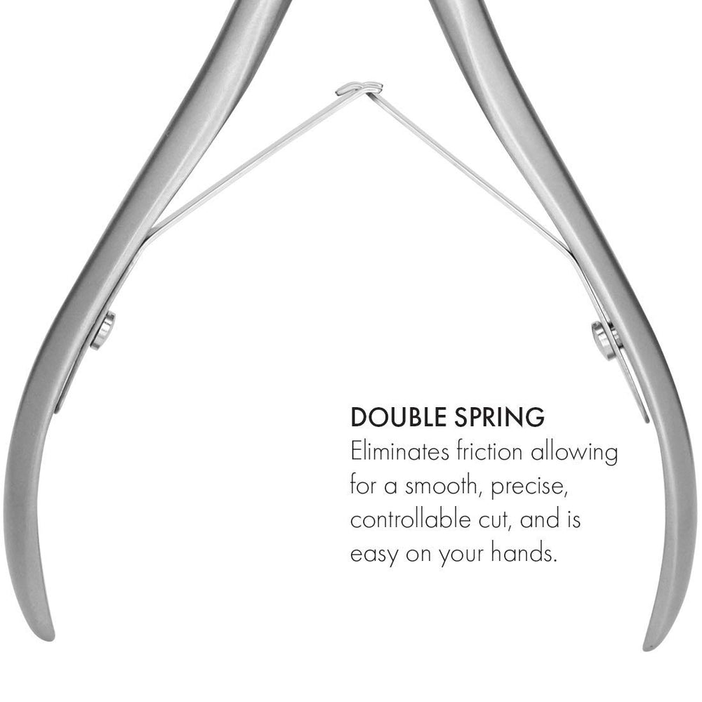 GERMANIKURE in-use cuticle trimming close-up demonstrates precise control