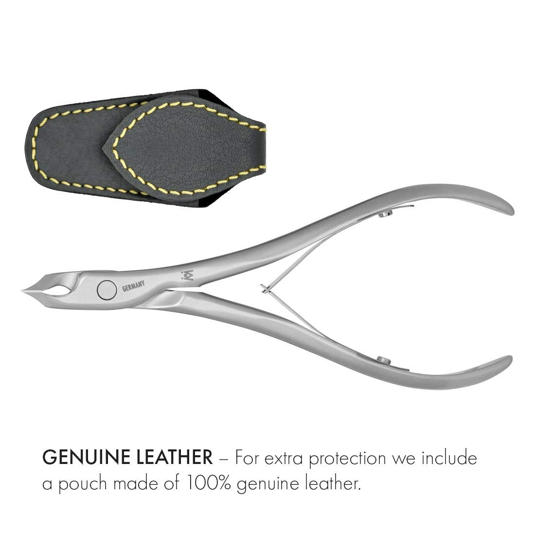 GERMANIKURE high-carbon stainless steel edge for lasting sharpness