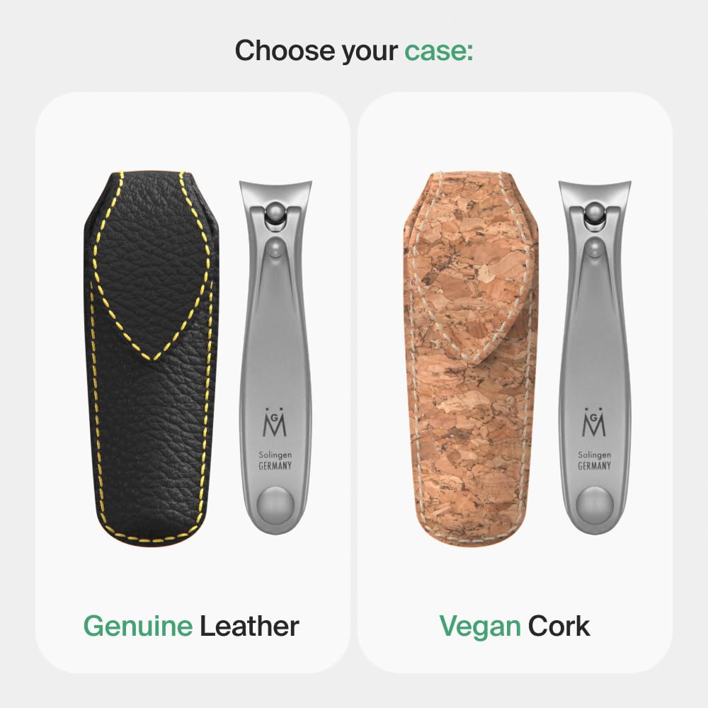 Germanikure travel-case-ready design for convenient grooming on the go.