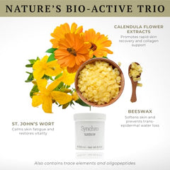 Gernetic Synchro Cream texture swatch showcases smooth application on skin.