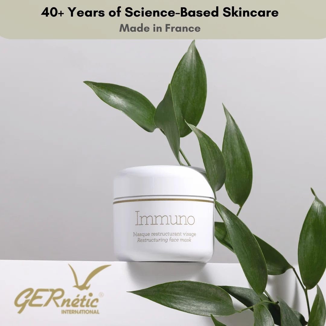Gernetic IMMUNO kaolin texture close-up illustrating gentle cleansing.