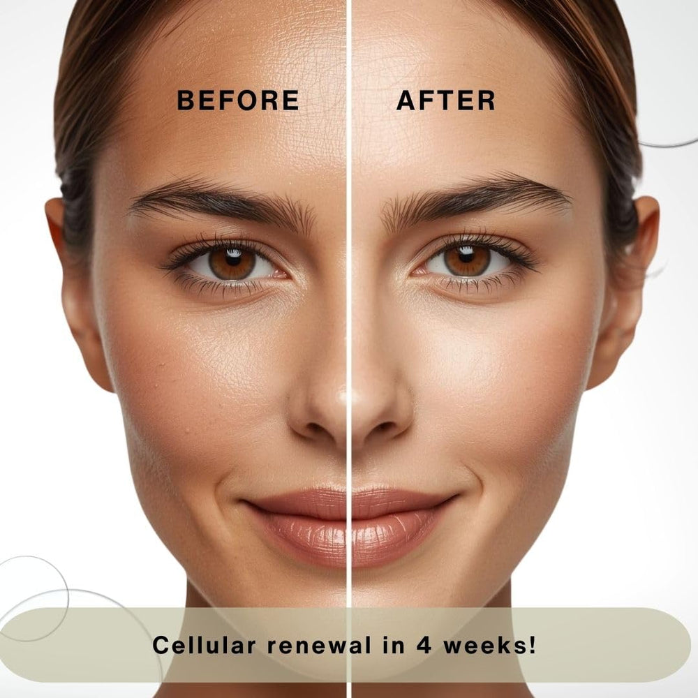 Gernetic IMMUNO mature skin routine showing texture refinement.