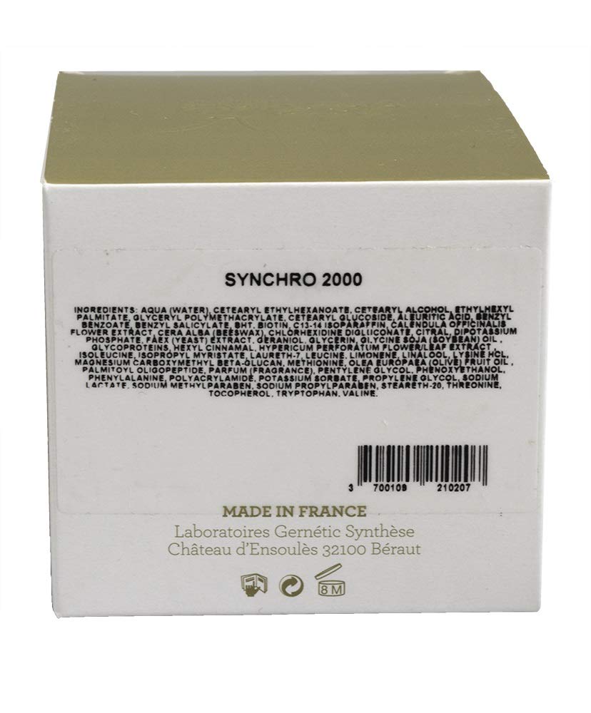 Gernetic International Synchro 2000 night cream packaging highlighting oil-control care.