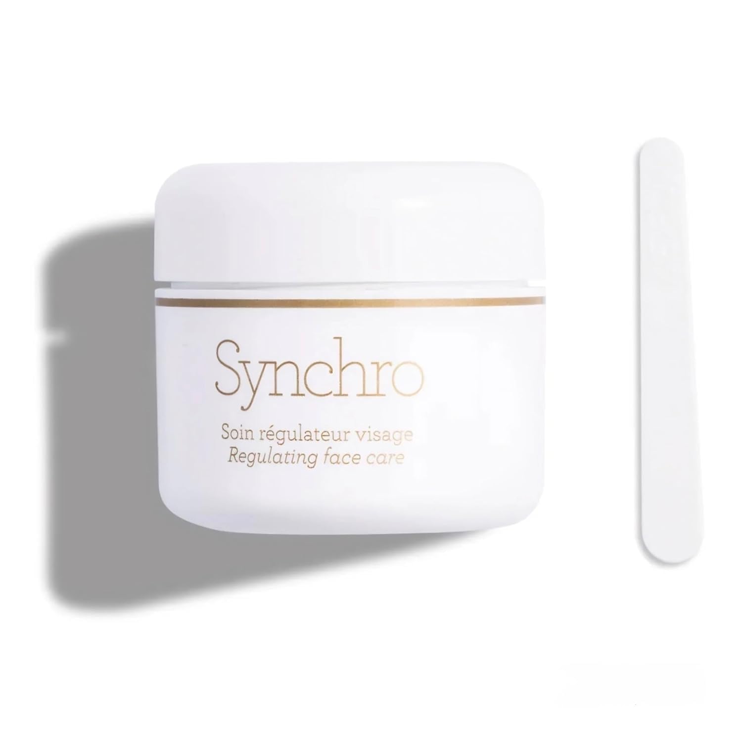 Gernetic Synchro Cream bottle on a clean surface, supports hydration and barrier function for all skin types