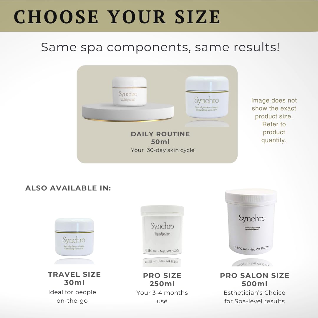 Detailed view of the Gernetic Synchro Cream container showing a dense, nourishing texture