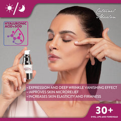 Gerovital Evolution serum creamy-texture: light, fast-absorbing for all skin types.