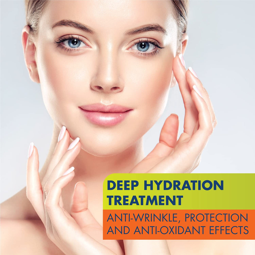 Gerovital Hyaluron C serum during application demonstrating quick absorption