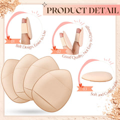 Gerrii tiny sponges fit under eyes and around nose for detail work