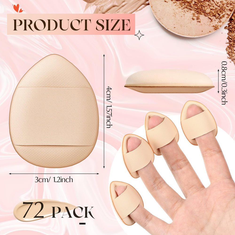 Gerrii mini makeup sponge with smooth texture for precise concealer