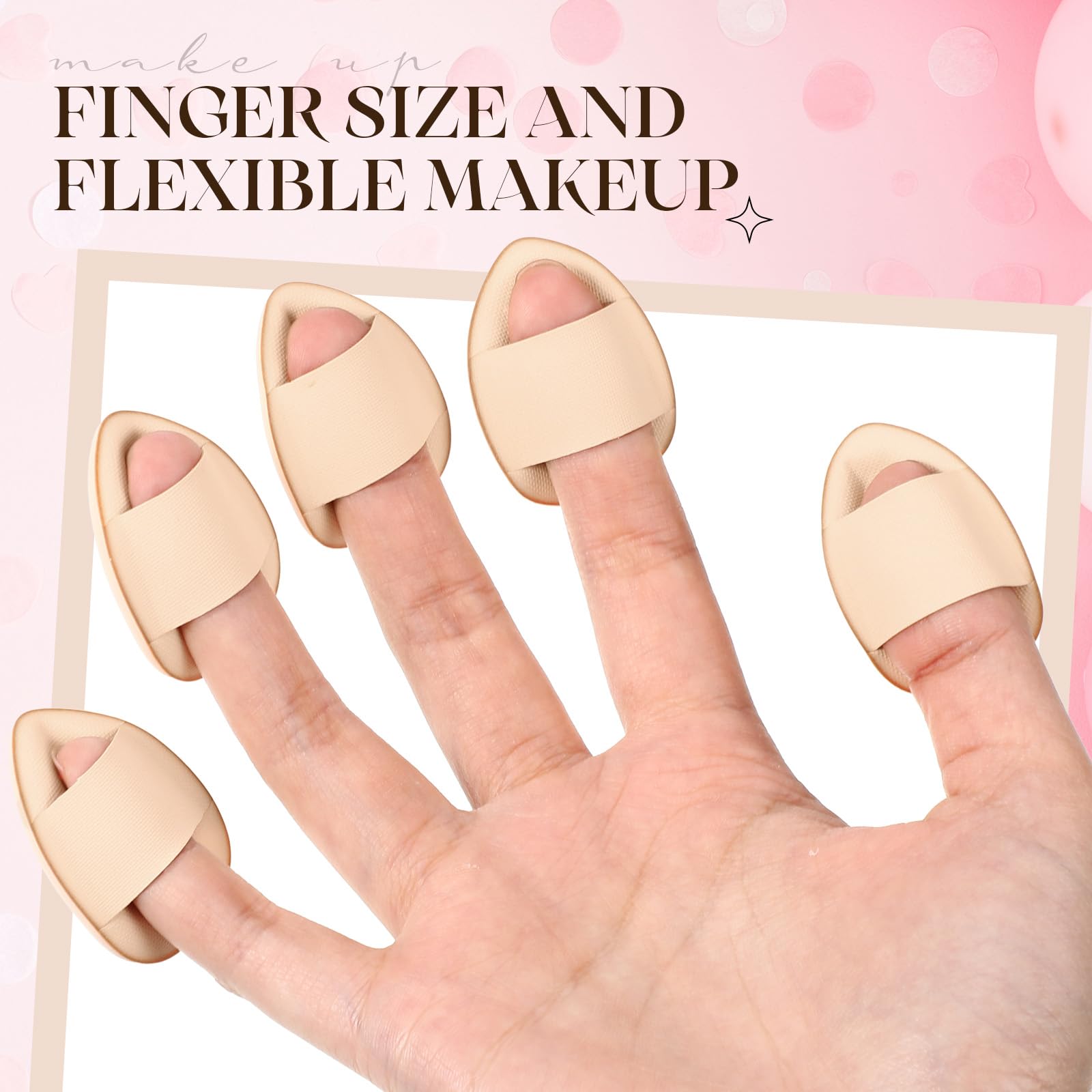 Gerrii makeup puffs are washable and reusable for tidy routines