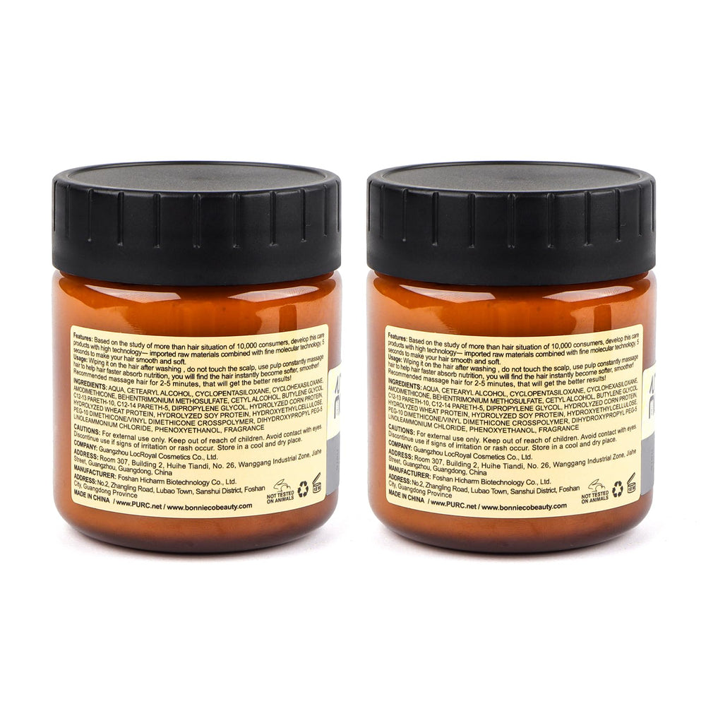 GES Hydrating Hair Mask 120ml pack shown in a weekly application routine.