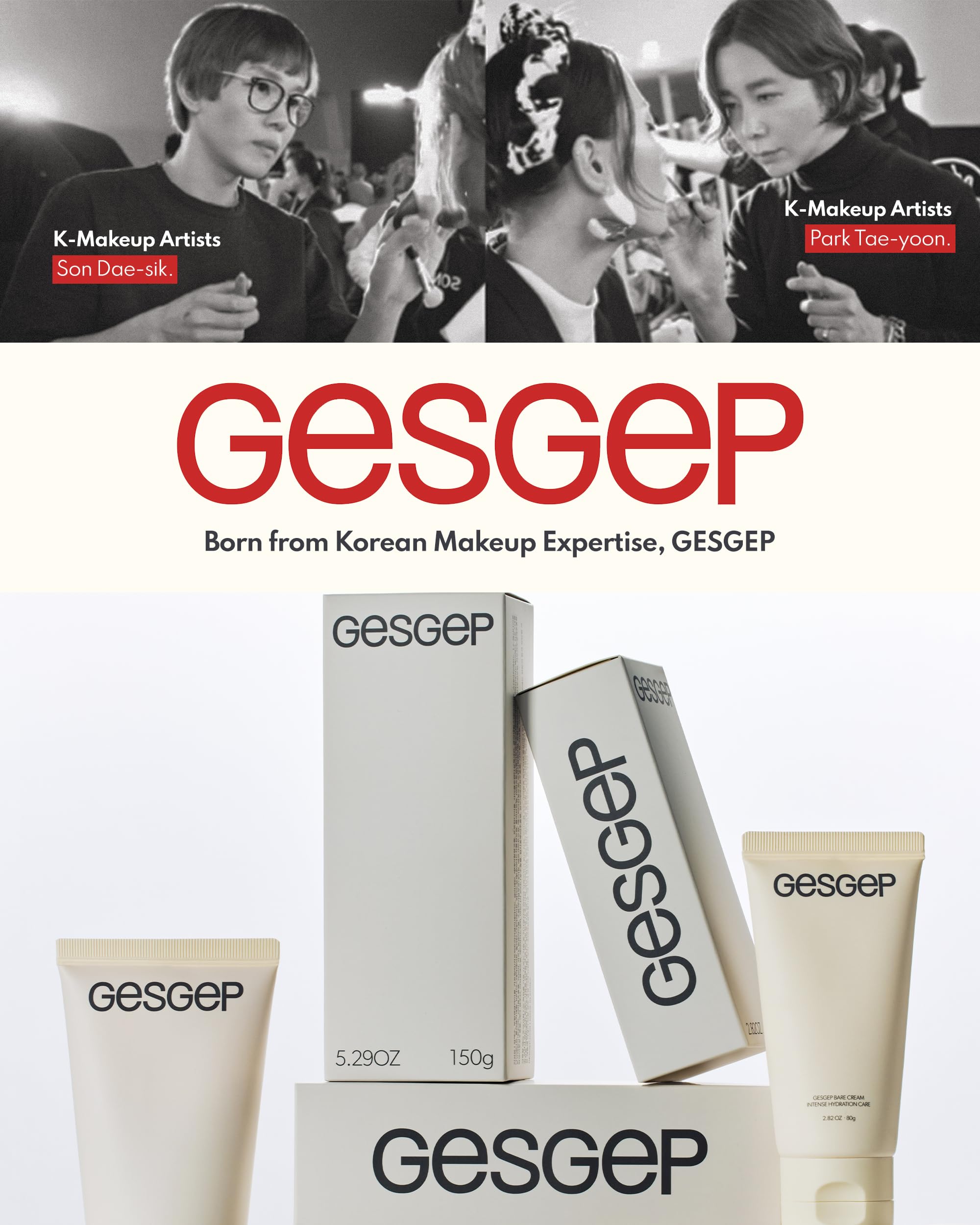 gesgep Bare Cream provides hydration that lasts through long wear