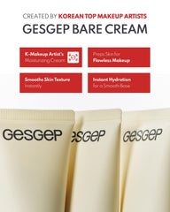 gesgep Bare Cream uses MLE technology to improve texture and calm skin