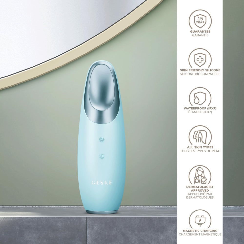 GESKE sonic pulsation delivering gentle eye massage