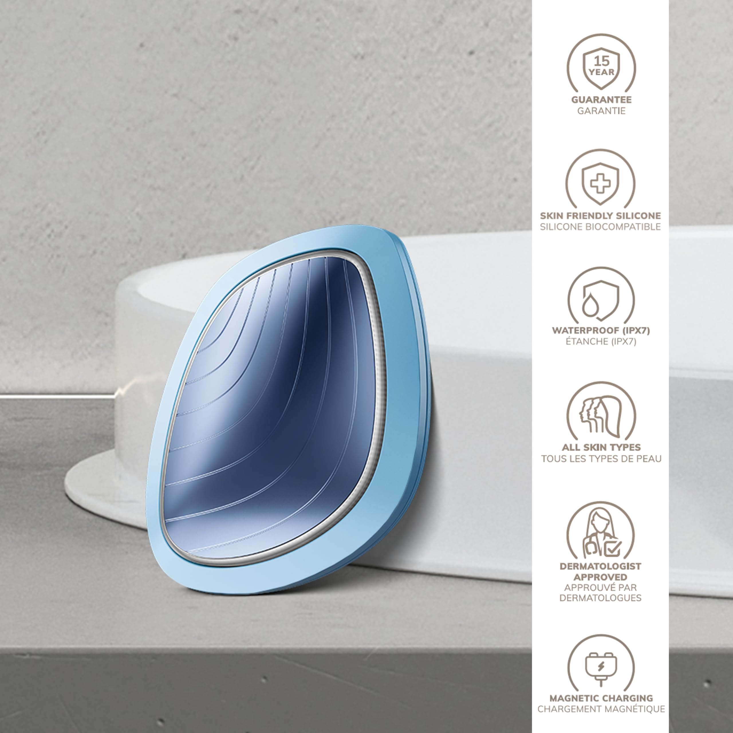 GESKE SmartAppGuided mask 11k sonic pulsations gently cleanse and relax facial muscles