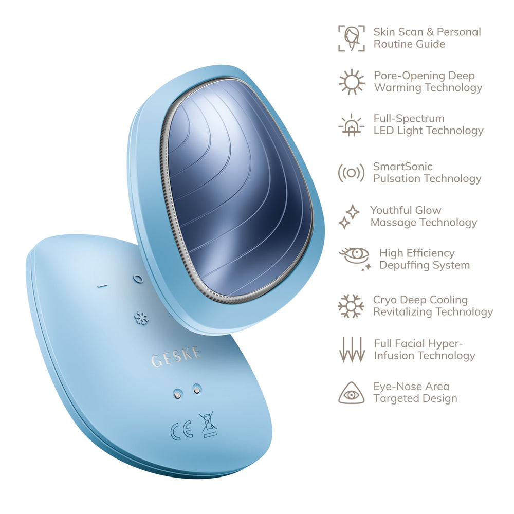 GESKE SmartAppGuided mask cryo deep cooling shrinks pores and refreshes skin