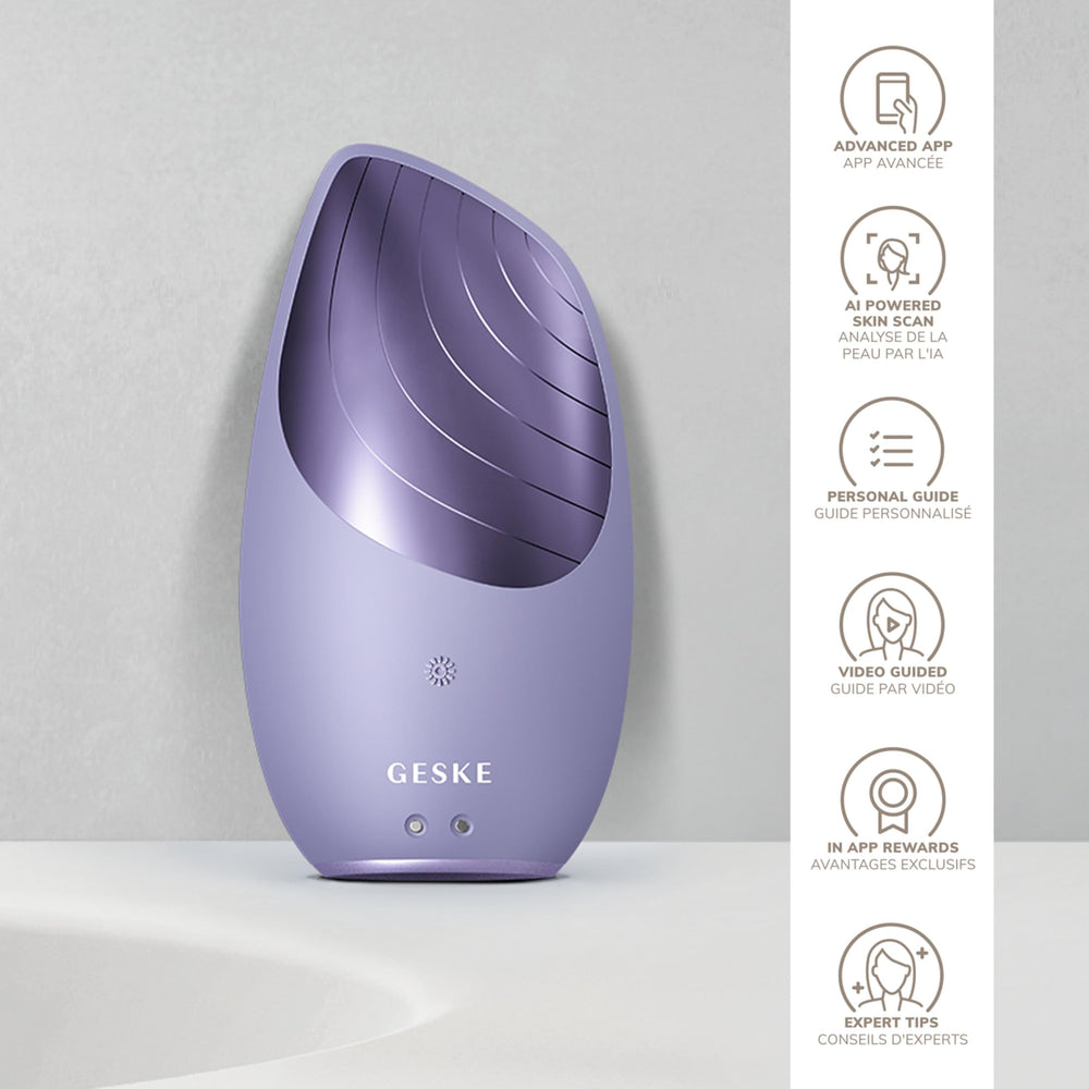 GESKE rechargeable battery powers cordless cleansing sessions