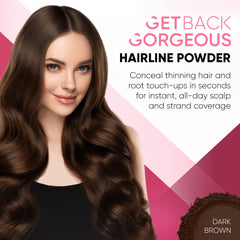 GBG Hairline Powder applicator puff enables precise, mess-free application.