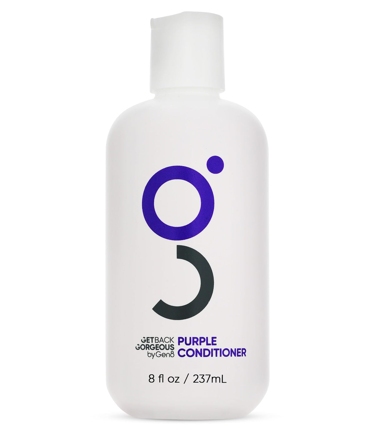 GBG Purple Conditioner bottle pouring to tone brassiness