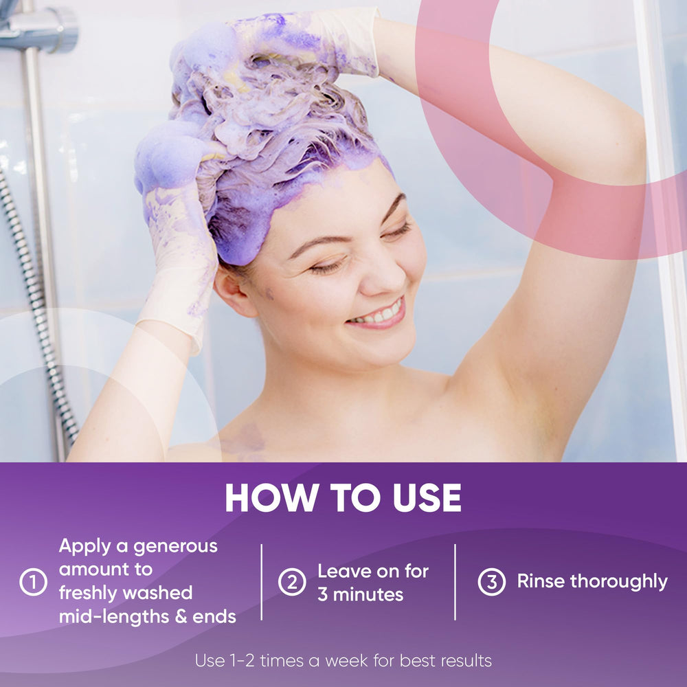 GBG Purple Conditioner packaging highlights cruelty-free and sulfate-free formula