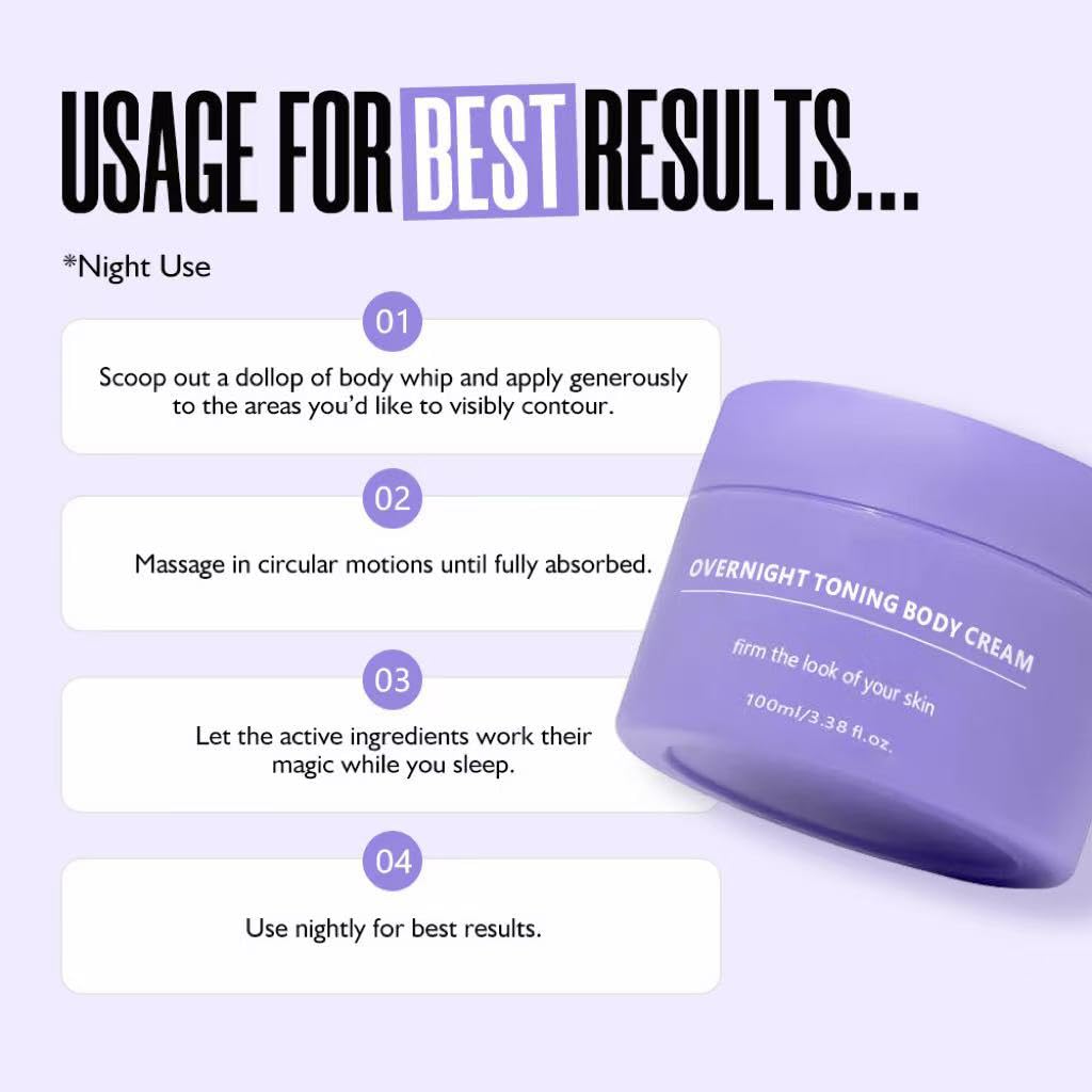 Get Dream Overnight Toning Whip hint of smoother, firmer-looking skin after nightly use