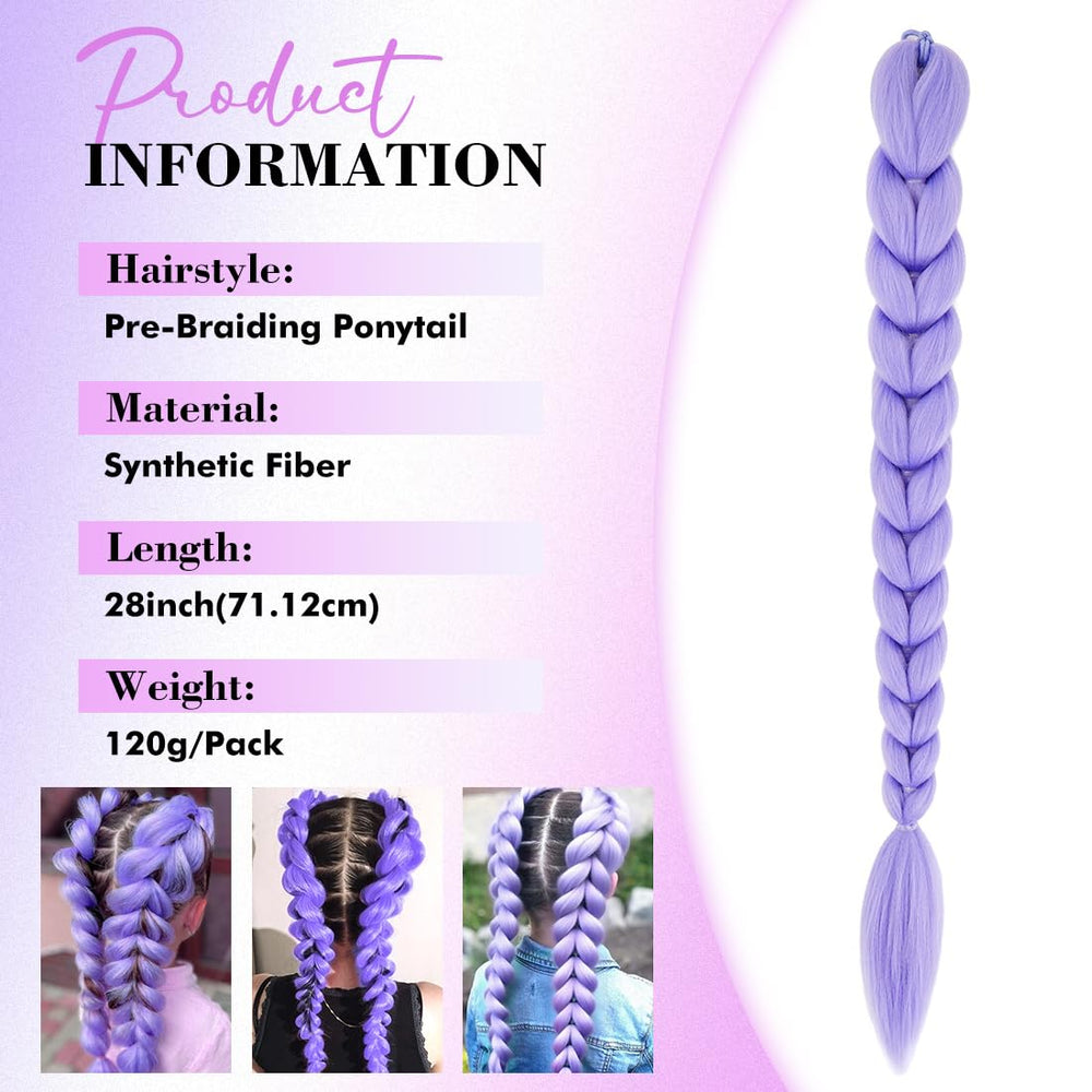 GetGal pre-styled braid ponytail delivers salon-quality style in minutes.