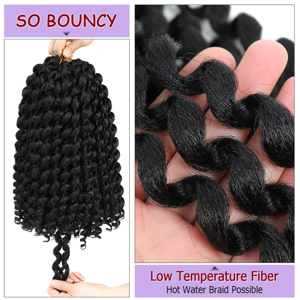 GetMaige 14inch 90g crochet hair closeup—longer length with defined texture.