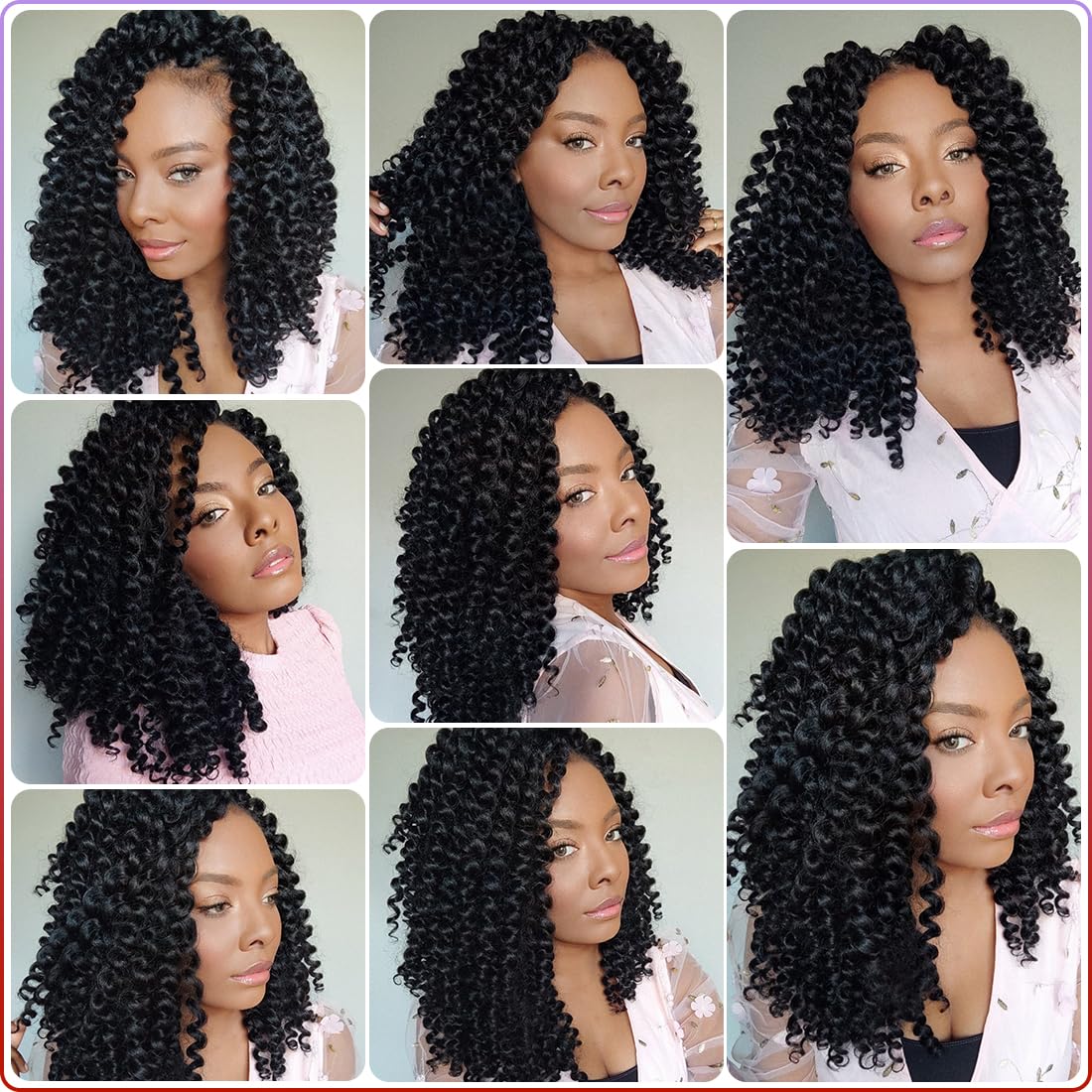 GetMaige 72 roots natural black pack closeup—fullness and natural look.