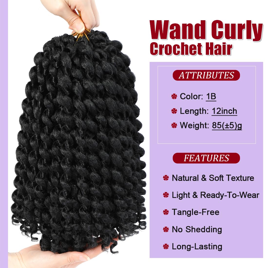 GetMaige short bob-ready crochet hair in 1B—easy daily style.