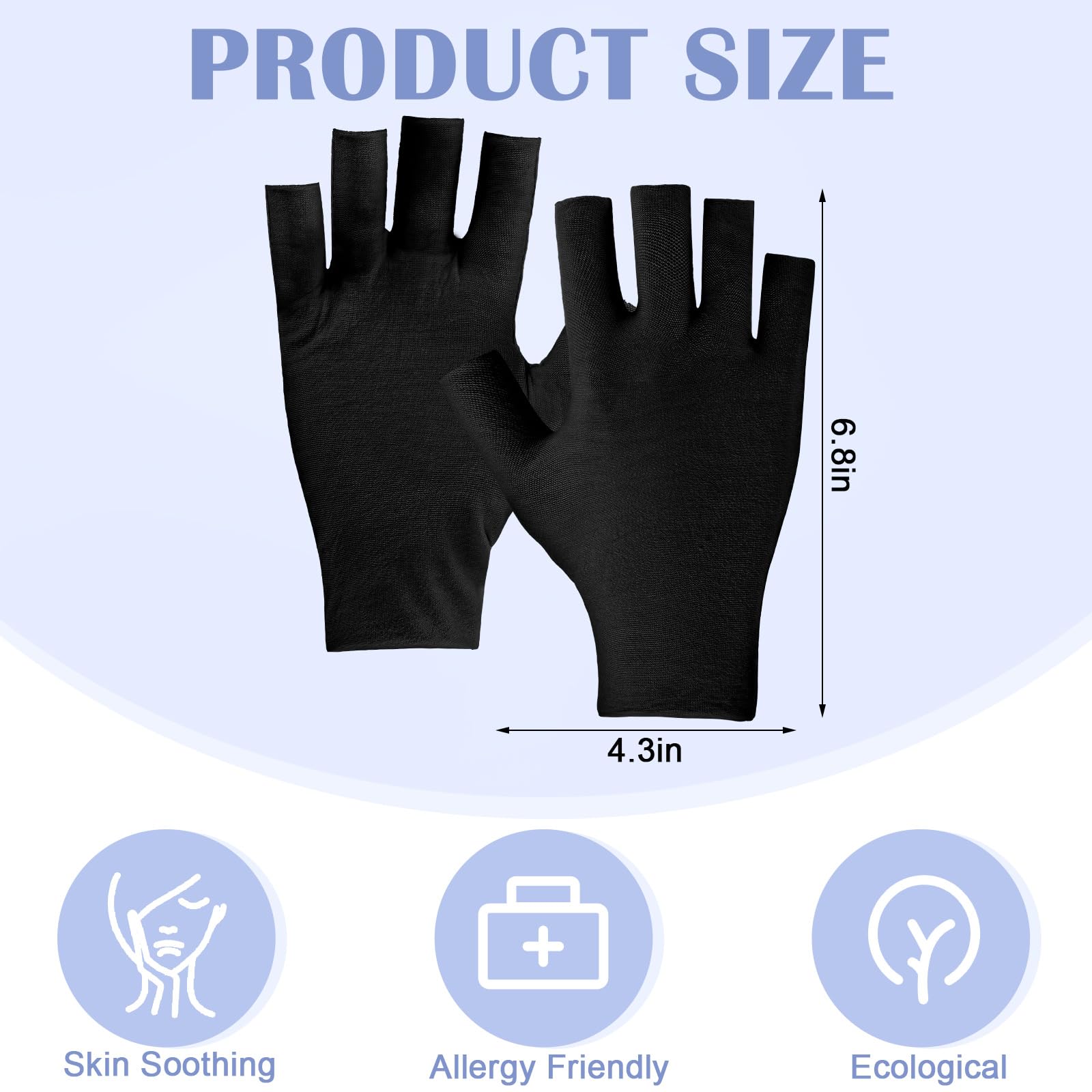 Geyoga fingerless gloves worn on hand for daily comfort