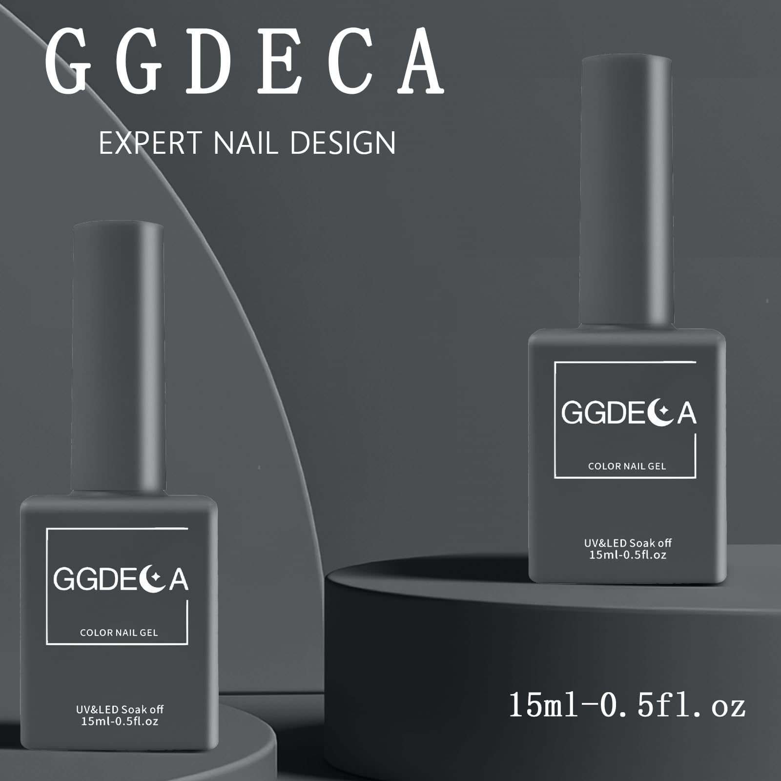 GGDECA grey gel nail polish enables at-home salon-quality results