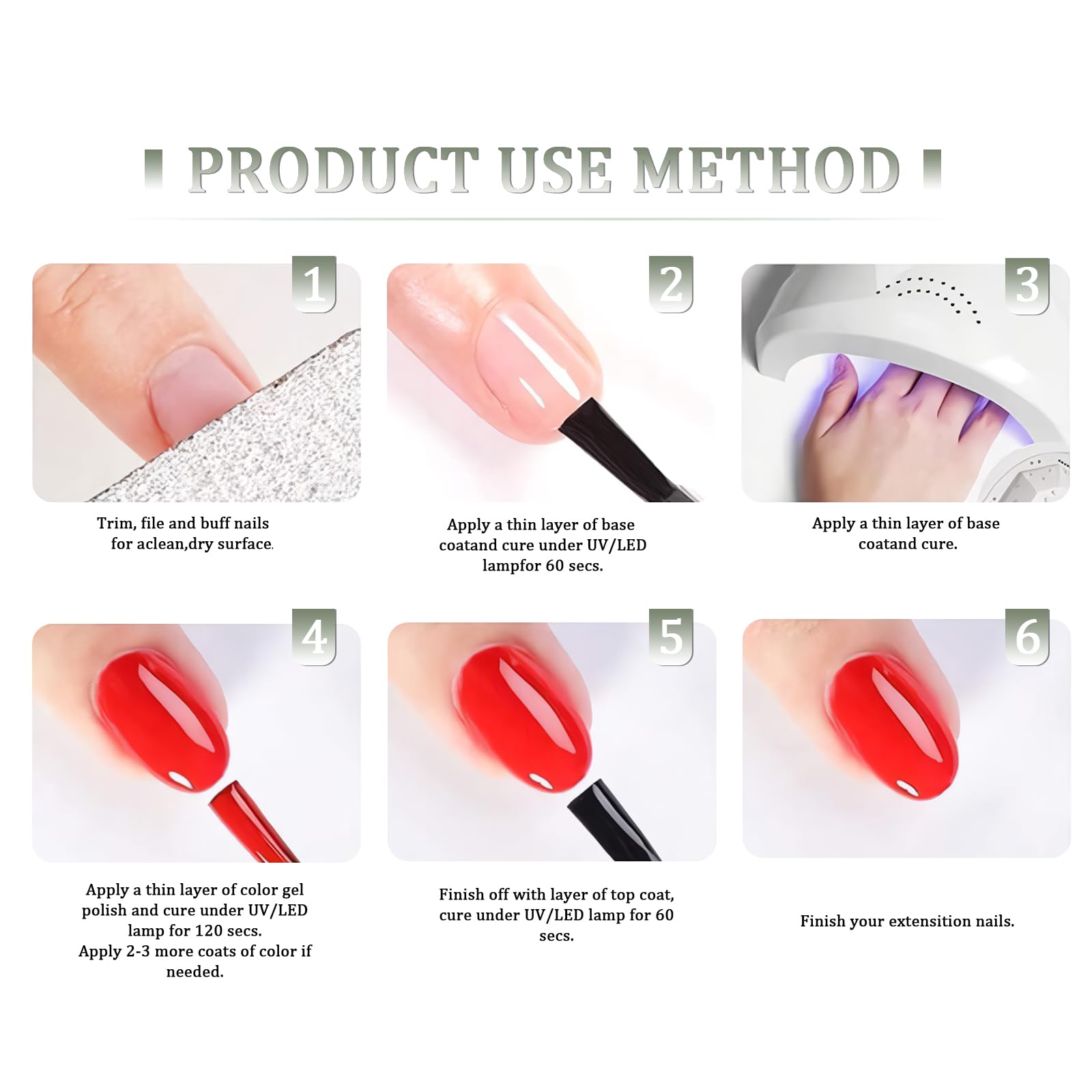 GGDECA gel polish with sparkling detail enhances personalized nail aesthetics.