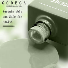 GGDECA gel color swatch showing true shade for precise self-application.