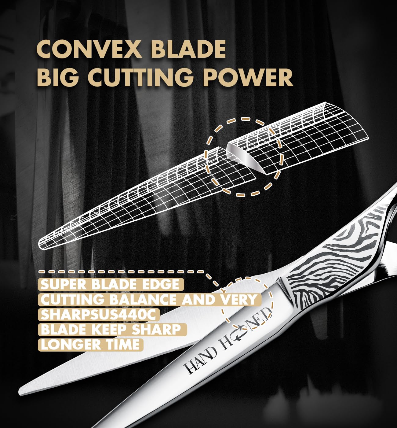 GGPH S4 with ball-bearing tension system for smooth opening and stable cuts.