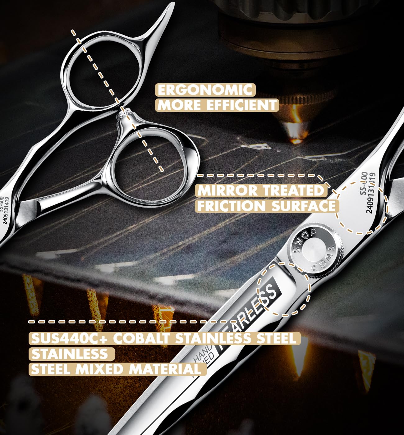 GGPH scissors cleaning and oil maintenance for longevity.