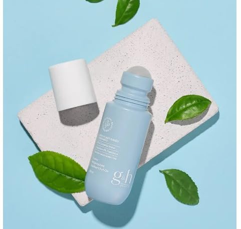 G&H Protect bottle label close-up emphasizes plant-based ingredients and green tea benefits
